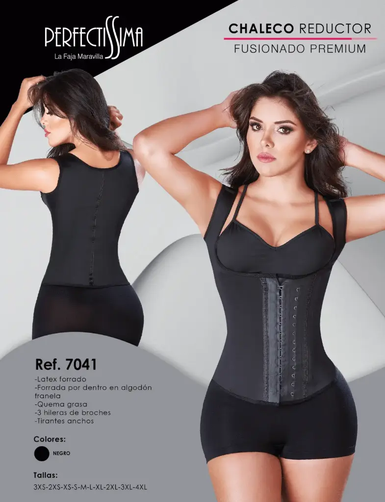 Latex Chaleco Reductor - Fusionado Premium (3XS)