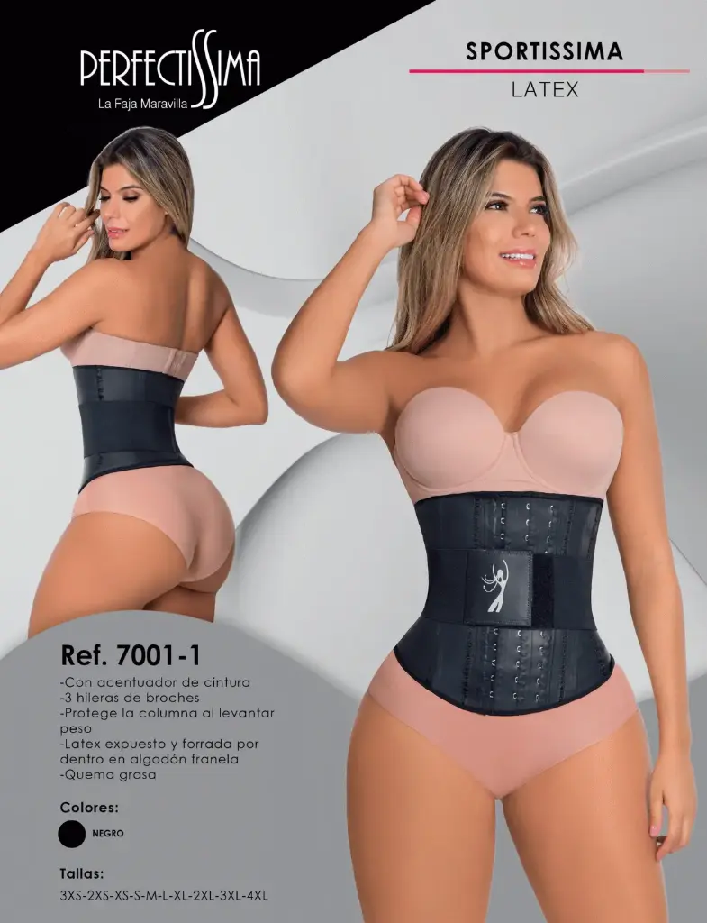 [7001-1-N3XS] Latex Cinturilla - Sportissima (3XS)