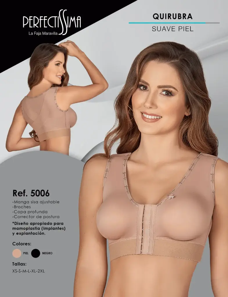 Recovery Touche - QuiruBra - Suave Piel (Piel, XS)