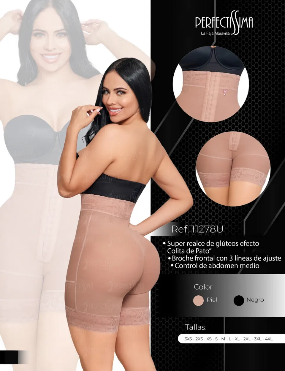 Short Ultra Invisible - Extra Alto - Broches