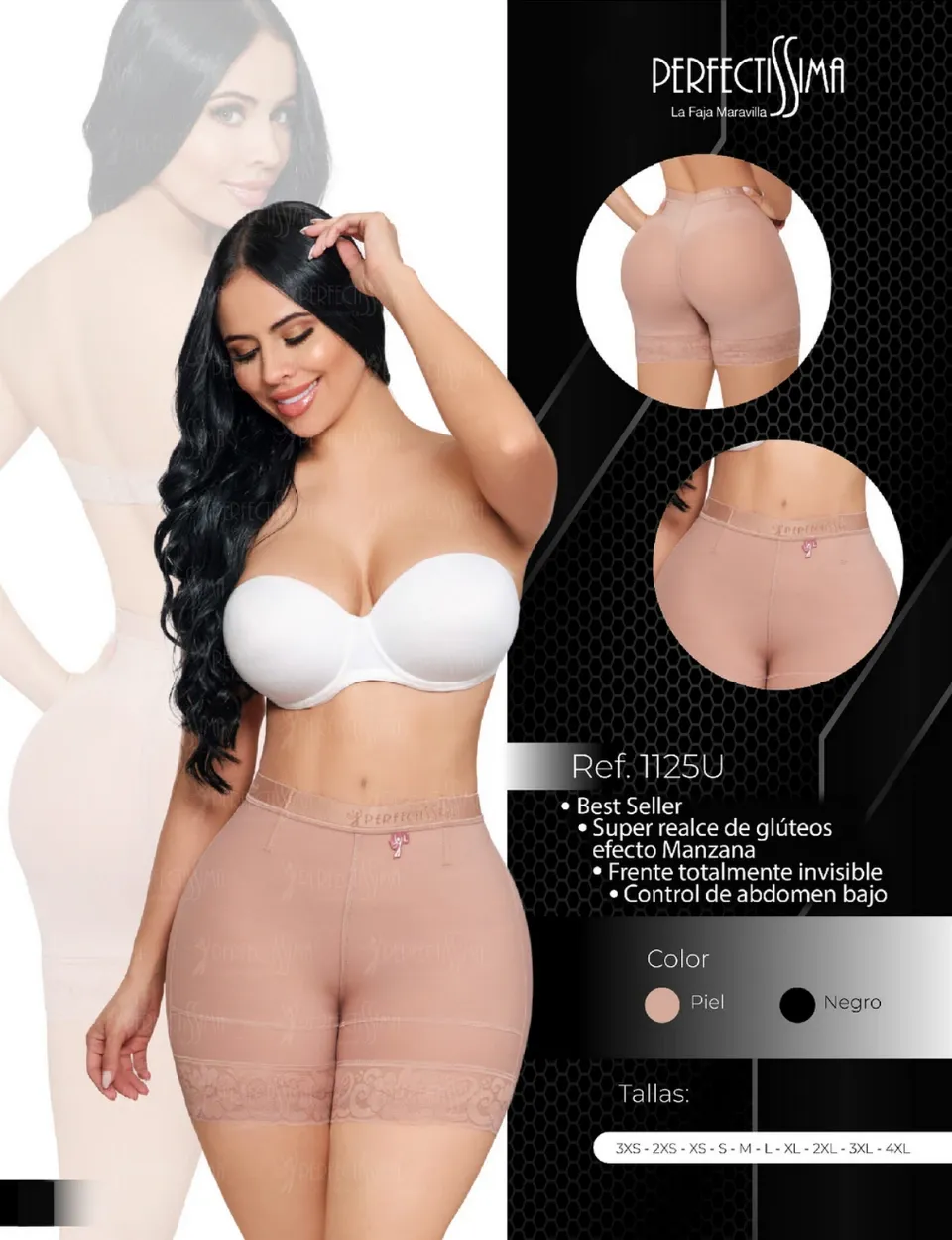 Short Ultra Invisible - Básico (Piel, 3XS)