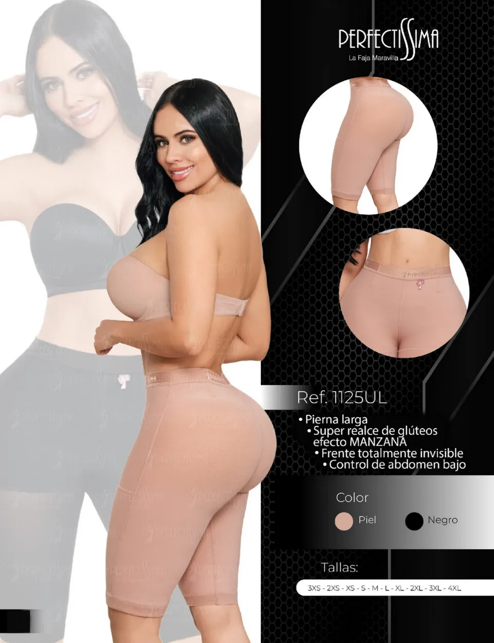 Short Ultra Invisible - Largo (Piel, 3XS)