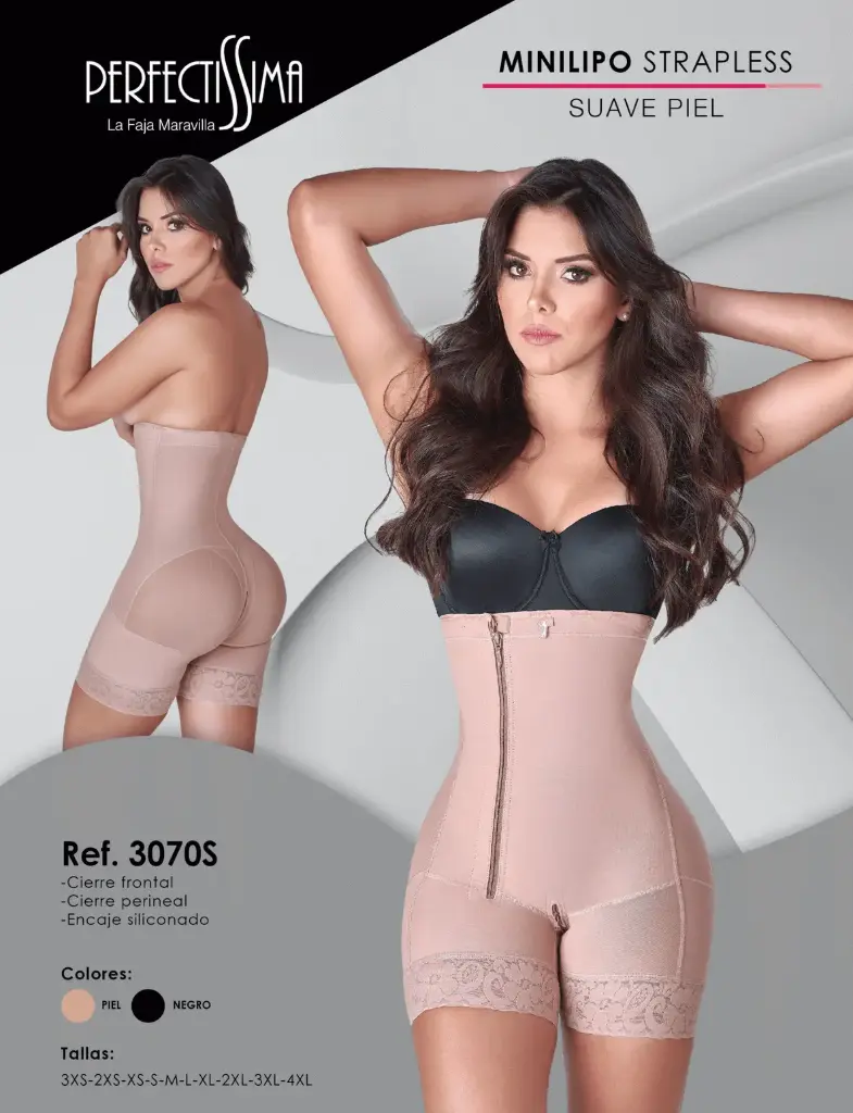 Faja MiniLipo - Strapples - Suave Piel (Piel, 3XS)