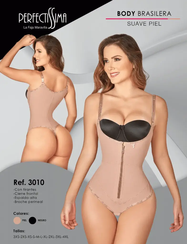 Body Brasilera - Cierre - Tirantes - Suave Piel