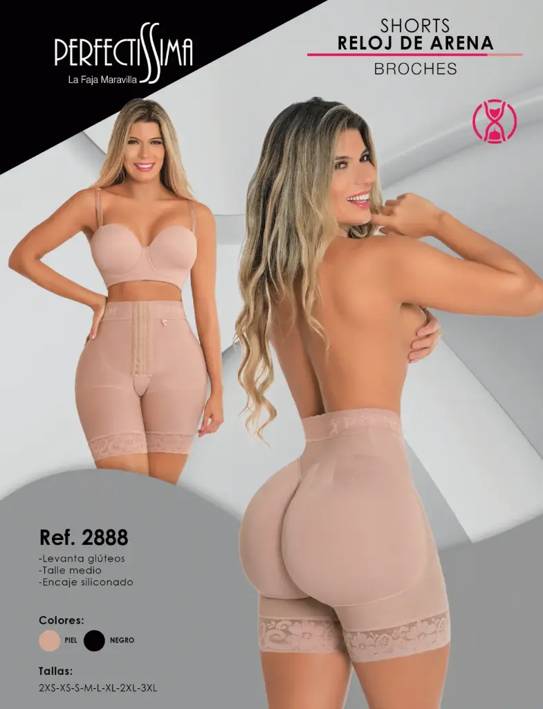 Short Reloj de Arena - Broches